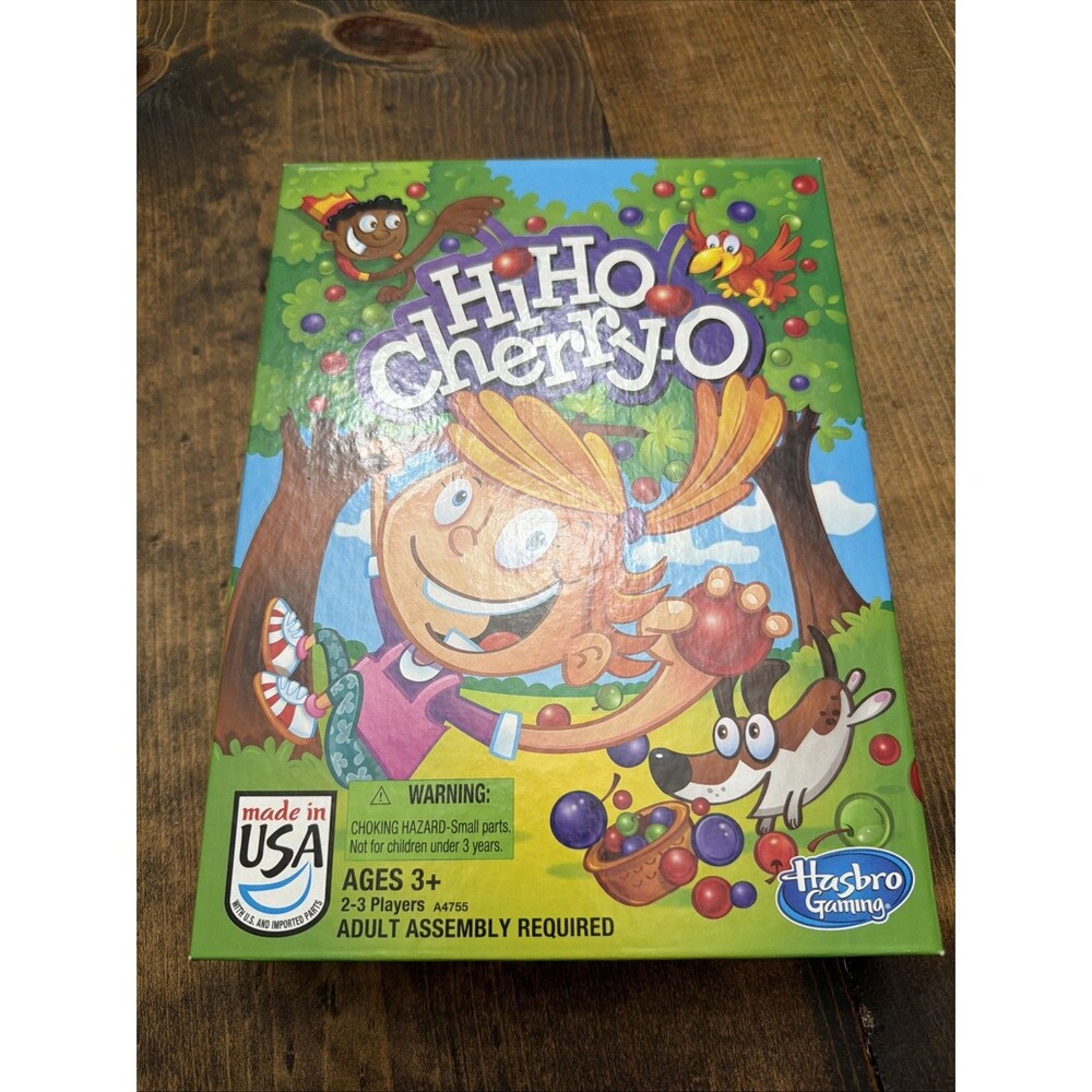 Hasbro Gaming Hi Ho Cherry-O Board Game 2-3 Players Ages 3+ Counting & Numbers